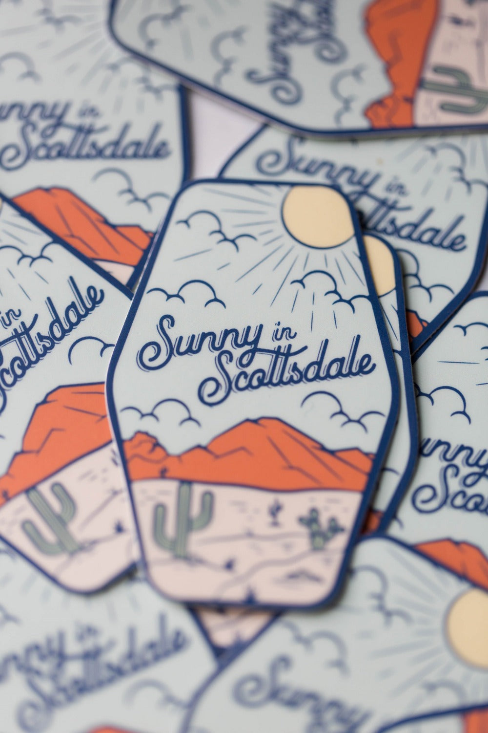 Sunny in Scottsdale Vinyl Sticker