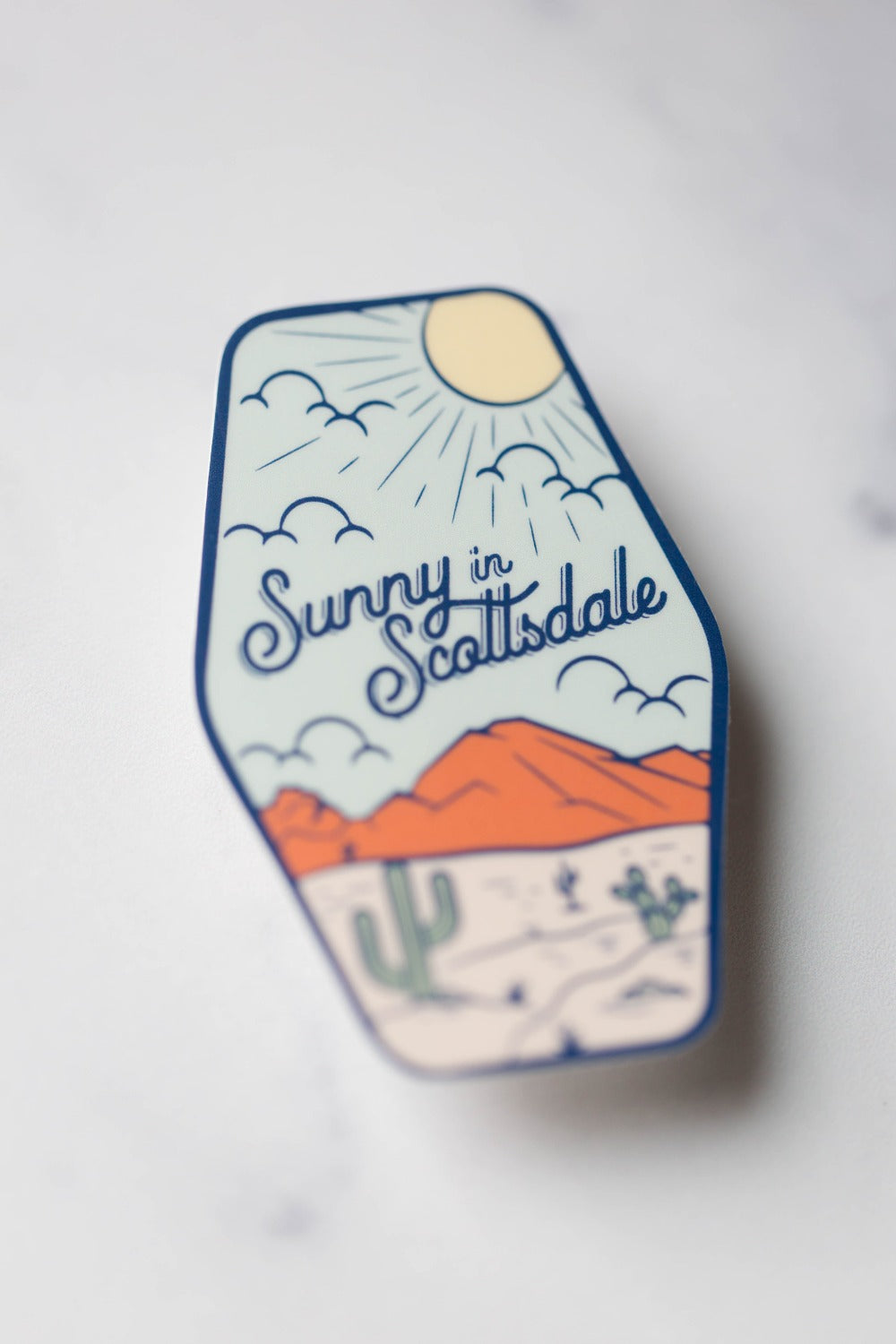 Sunny in Scottsdale Vinyl Sticker