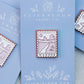 Postage Stamp Desert Wander Enamel Pins