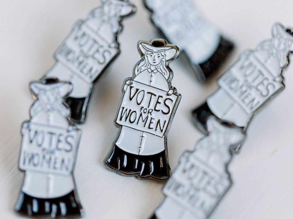 Votes for Women Suffragette Enamel Pins